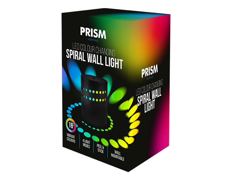 LED Spiral Wall Light
